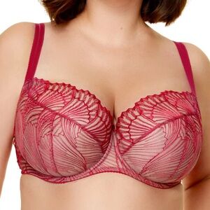Gorteks Sierra B2 soft bra featuring sheer mesh and embroidery in uS 42G